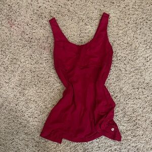 lululemon athletica Red Tank Top
